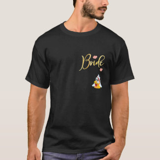 Junggesellinnenabschied Lustiger Hühner Schleier B T-Shirt