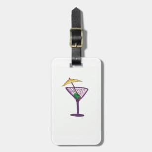 Junggesellinnenabschied Martini Gepäckanhänger