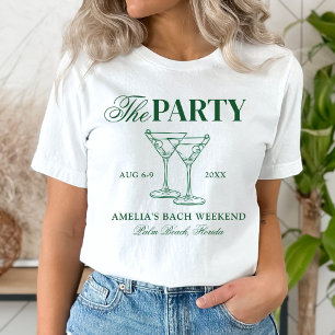 Junggesellinnenabschied Martinis & Hochzeit T-Shirt