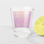 Junggesellinnenabschied Miami Beach Schnapsglas (Rückseite)