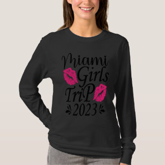 Junggesellinnenabschied Miami Girls Trip 2023 T-Shirt