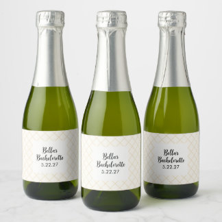 Junggesellinnenabschied Mini Champagnerflaschen Et Schaumweinetikett
