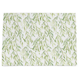 Junggesellinnenabschied mit grünen Blättern Große Geschenktüte