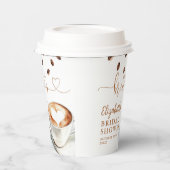 Junggesellinnenabschied mit Kaffee-Thema: Love Is Pappbecher (Links)