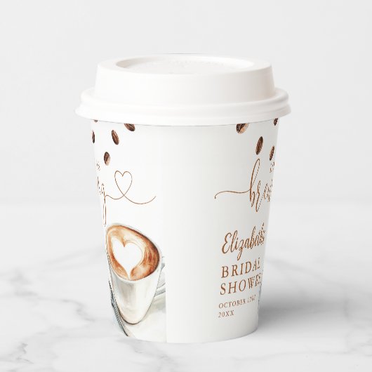 Junggesellinnenabschied mit Kaffee-Thema: Love Is Pappbecher (Links)