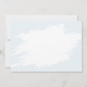 Junggesellinnenabschied mit Kaffee und Croissants Dankeskarte (Rückseite)