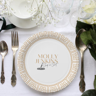 Junggesellinnenabschied mit Kochen als Thema Pappteller