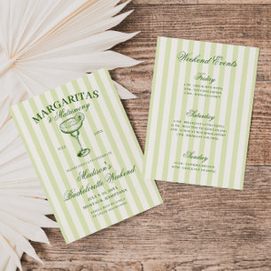 Junggesellinnenabschied mit Margaritas und Matrimo Einladung