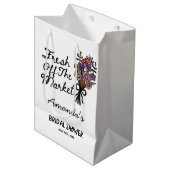 Junggesellinnenabschied Mittlere Geschenktüte (Vorderseite Schrägansicht)