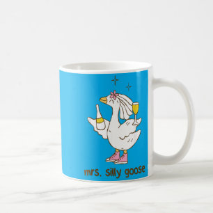 Junggesellinnenabschied Mrs Silly Goose Hochzeit Kaffeetasse