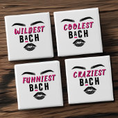 Junggesellinnenabschied nach Bach-Persönlichkeitst Button