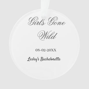 Junggesellinnenabschied Name Datum Braut Girls Gon Ornament