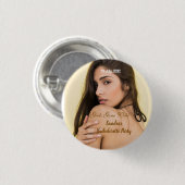 Junggesellinnenabschied Name Foto whit Button (Vorne & Hinten)