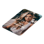 Junggesellinnenabschied Name Foto whit Magnet (Linke Seite)