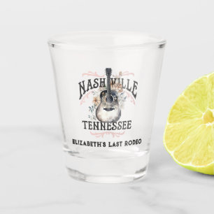 Junggesellinnenabschied Nashville Last Rodeo Schnapsglas
