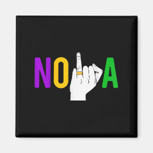 Junggesellinnenabschied New Orleans Ring Mardi Gra Magnet