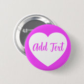 Junggesellinnenabschied Pink Party Button (Vorne & Hinten)
