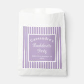 Junggesellinnenabschied Retro Moderne LightPurple Geschenktütchen (Vorderseite)