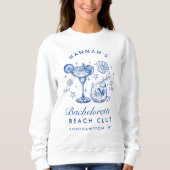 Junggesellinnenabschied Retro Moderne Minimalistis Sweatshirt (Vorderseite)
