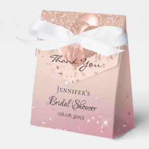 Junggesellinnenabschied roségoldene rosa Ballons D Geschenkschachtel