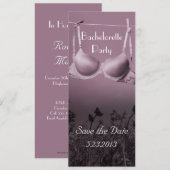 Junggesellinnenabschied Save The Date (Vorne/Hinten)