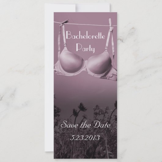 Junggesellinnenabschied Save The Date (Vorderseite)