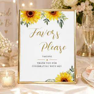 Junggesellinnenabschied Sonnenblumen Karten und Poster