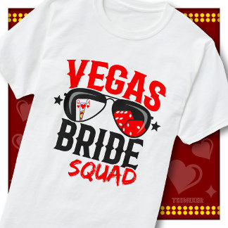 Junggesellinnenabschied Süße Vegas Braut Squad Cas T-Shirt