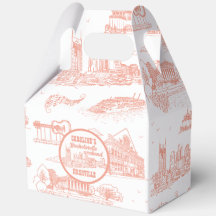 Junggesellinnenabschied Toile Nashville Korallenro