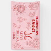 Junggesellinnenabschied-Trendy Banner (Vertikal)