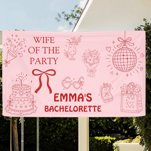 Junggesellinnenabschied-Trendy Banner