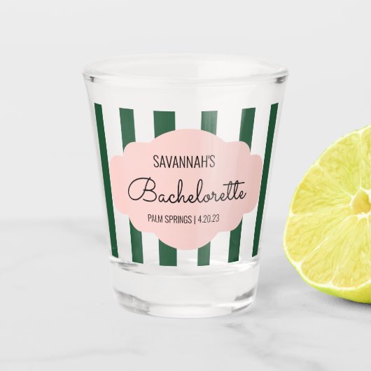 Junggesellinnenabschied Troop Beverly Hills Schnapsglas (Vorderseite)