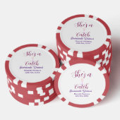 Junggesellinnenabschied Wochenende Champagnerflasc Pokerchips (Stapel)