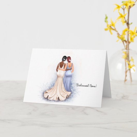 Junggesellinnenabschiede? Afrikanisch-Amerikanisch Karte (Gelbe Blume)