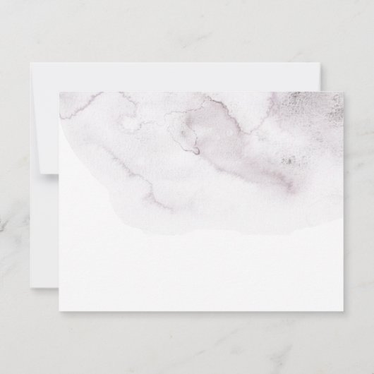 Junggesellinnenabschiede. Aquarellstaub Einladung (Rückseite)