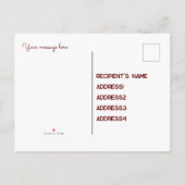 Junggesellinnenabschiede? bearbeitbar einladungspostkarte (Rückseite)