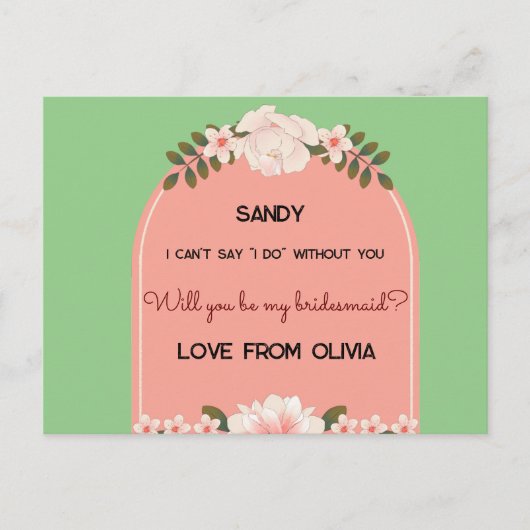 Junggesellinnenabschiede? bearbeitbar einladungspostkarte (Vorderseite)