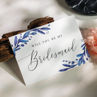 Junggesellinnenabschiede. Blumenschrift Einladungspostkarte