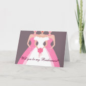 Junggesellinnenabschiede? Brautparty (rosa) Einladung (Vorderseite)