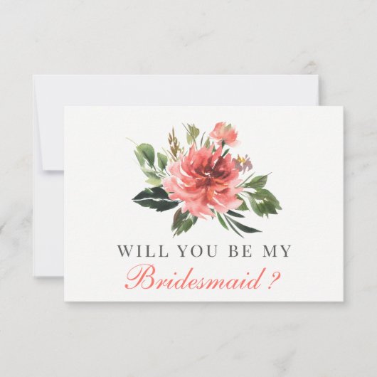 Junggesellinnenabschiede | Bridesmaid Card Einladung (Vorderseite)
