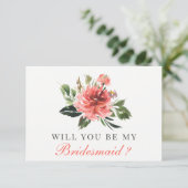 Junggesellinnenabschiede | Bridesmaid Card Einladung (Stehend Vorderseite)