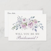 Junggesellinnenabschiede | Bridesmaid Card Einladung (Vorne/Hinten)