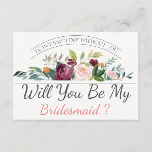 Junggesellinnenabschiede   Bridesmaid Card Einladung