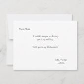 Junggesellinnenabschiede | Bridesmaid Einladung (Rückseite)