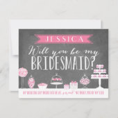 Junggesellinnenabschiede | Bridesmaid Einladung (Vorderseite)