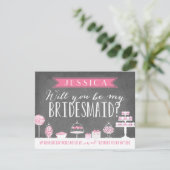 Junggesellinnenabschiede | Bridesmaid Einladung (Stehend Vorderseite)