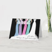 Junggesellinnenabschiede? Dankeskarte (Vorderseite)