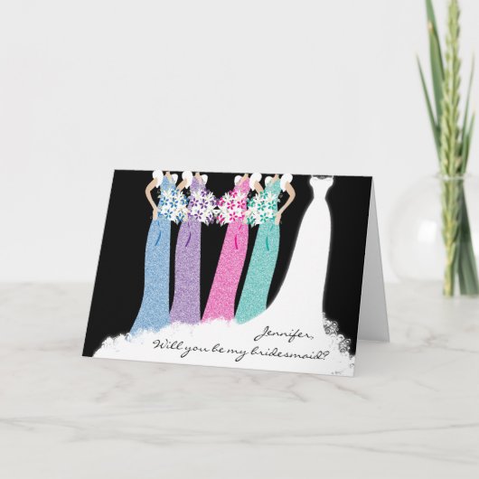 Junggesellinnenabschiede? Dankeskarte (Vorderseite)