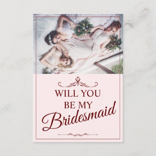 Junggesellinnenabschiede? Drei lebendige Bridesmai Begleitkarte (Vorderseite)