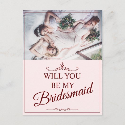 Junggesellinnenabschiede? Drei lebendige Bridesmai Feiertagspostkarte (Vorderseite)